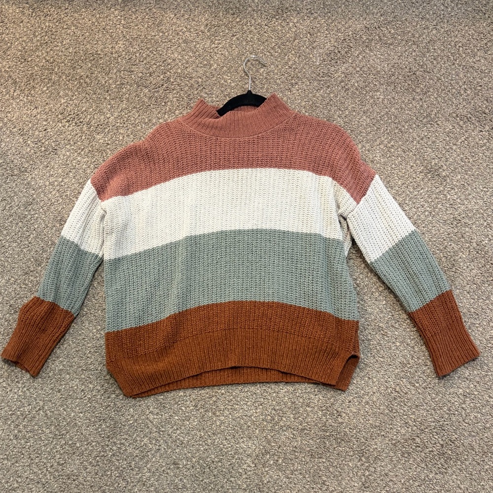 Hippie Rose Colorblock Women's Sweater